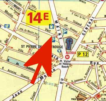 plna pour la Biodanza rue du Moulin Vert à Paris